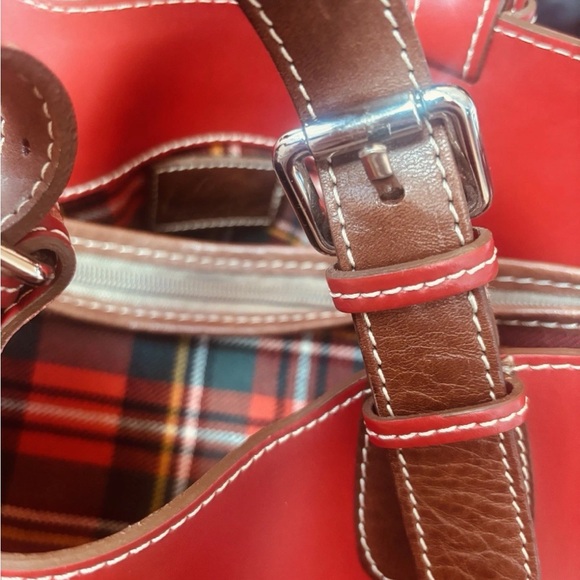 Nardelli Red Leather Tote Bag - Picture 3 of 7